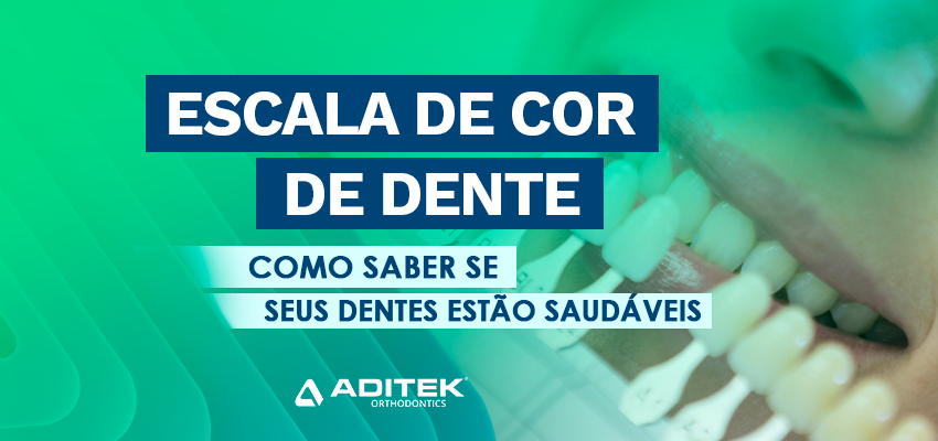 Escala de cor de dente